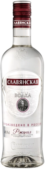 Водка  Славянская Ржаная 500 мл