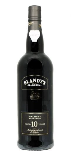 Крепленное вино Madeira Wine Company Blandy's Malmsey Rich 10 Years Old Мадейра Вайн Компани Бленди'с Малмзи Рич 10 лет 750 мл