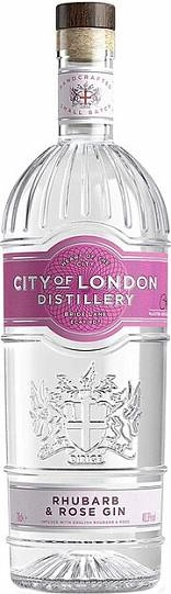 Джин City of London Rhubarb & Rose 700 мл