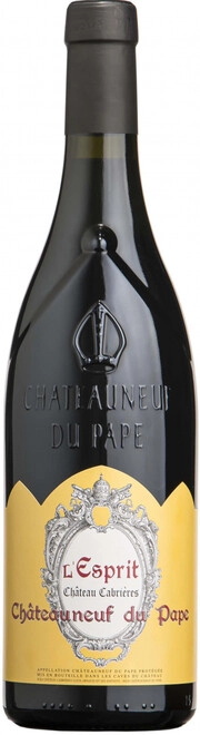Вино Chateau Cabrieres  L'Esprit Chateauneuf-du-Pape AOC red 2016 750 мл
