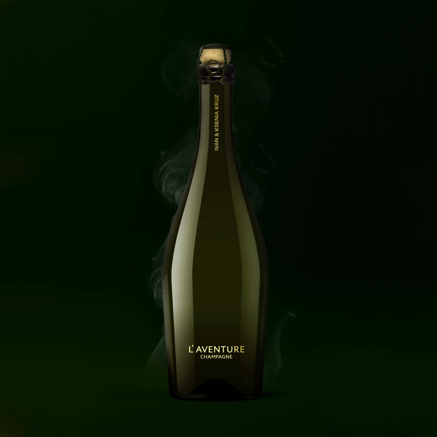 Шампанское   Иван и Ксения Круз Ла  Авентуре   2023   750 мл ( предзаказ )