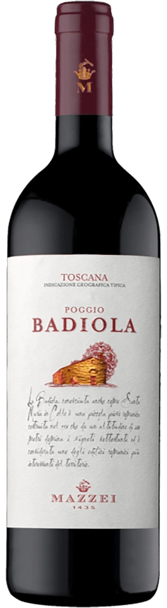 Вино Marchesi Mazzei Poggio Badiola Tuscany 2022  1,5 л