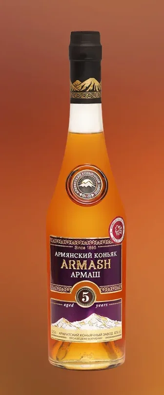 Коньяк АРМАШ 5-летний  500 мл 40%