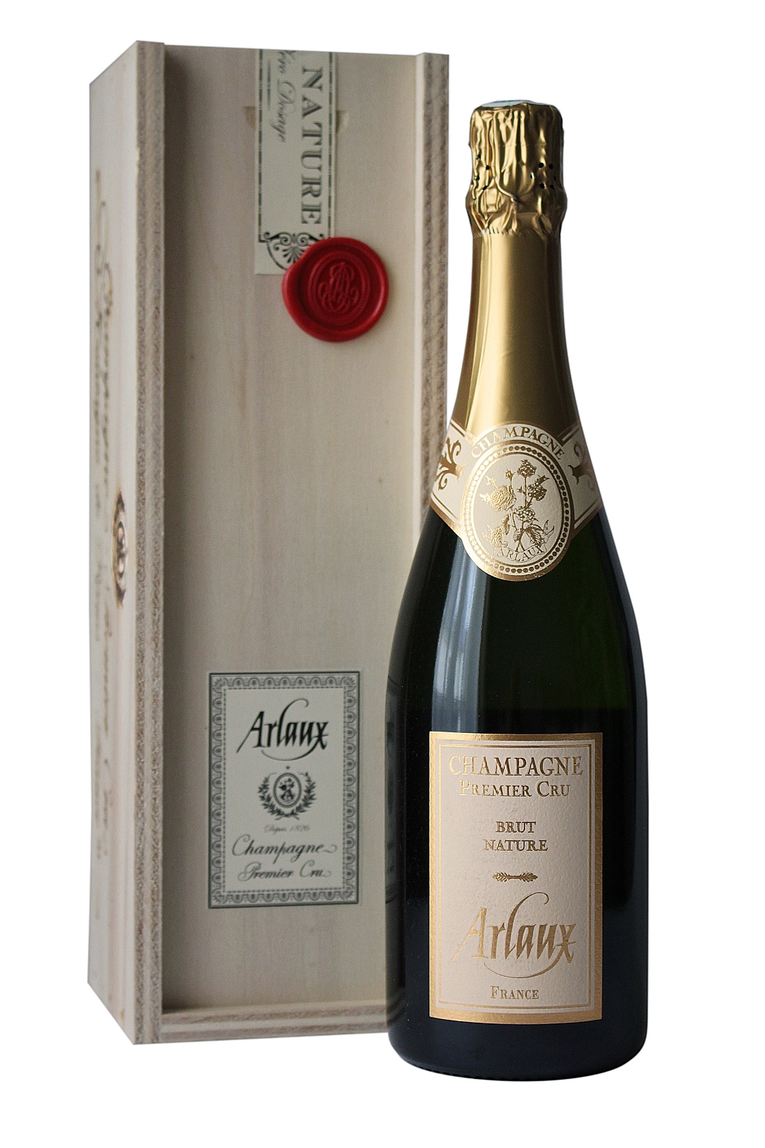 Шампанское Champagne Arlaux Brut Nature Premier Cru gift box  750 мл