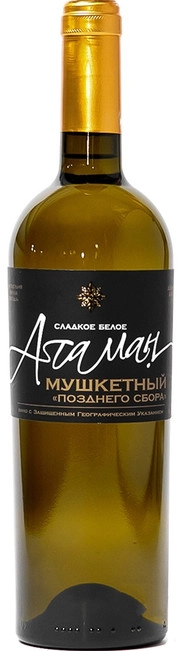 Вино Гранд Резерв Атаман  Мушкетный Позднего Урожая  750 мл