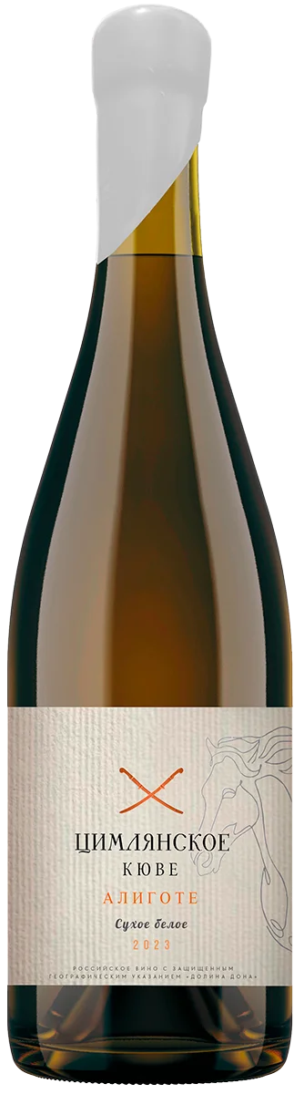 Вино  Цимлянское Кюве Алиготе 2023 750 мл 12,5 %