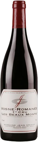 Вино Vosne-Romanee 1er Cru AOC Les Beaux Monts Жан Гриво  Вон-Романе Премье Крю  Ле Бо Мон  1999  375 мл