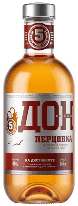 Настойка горькая  "Дон-Батюшка"  Перцовка  500 мл