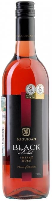 Вино McGuigan Black Label Shiraz Rose МакГиган Блэк Лейбл Шираз Розе 2011 750 мл