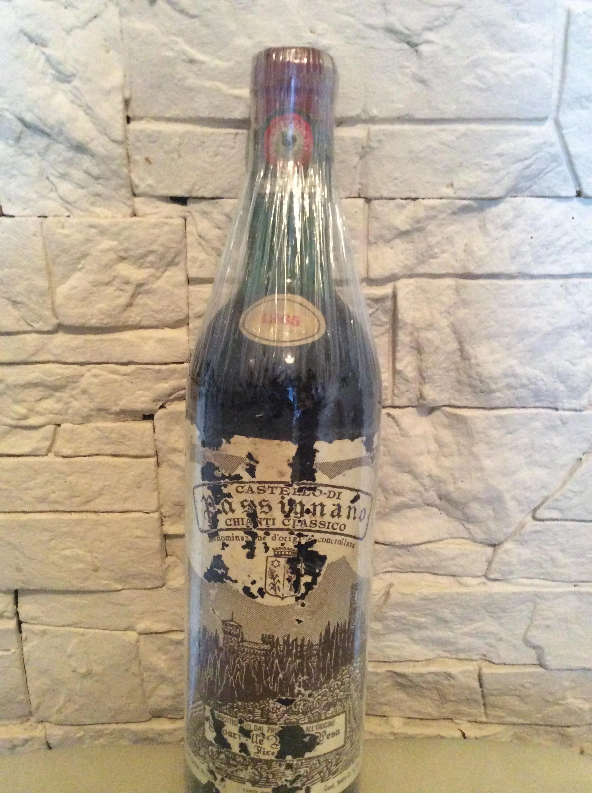 Вино Chianti Classico Castello di Passignano/ Кьянти Классико Кастелло ди Пассиньяно, 1965 , 0,75л