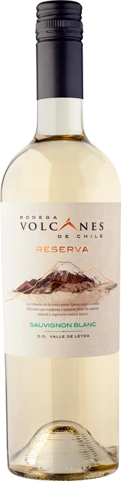 Вино Volcanes  Reserva Sauvignon Blanc Leyda Valley DO Вольканес  Резерва Совиньон Блан 2021 750 мл