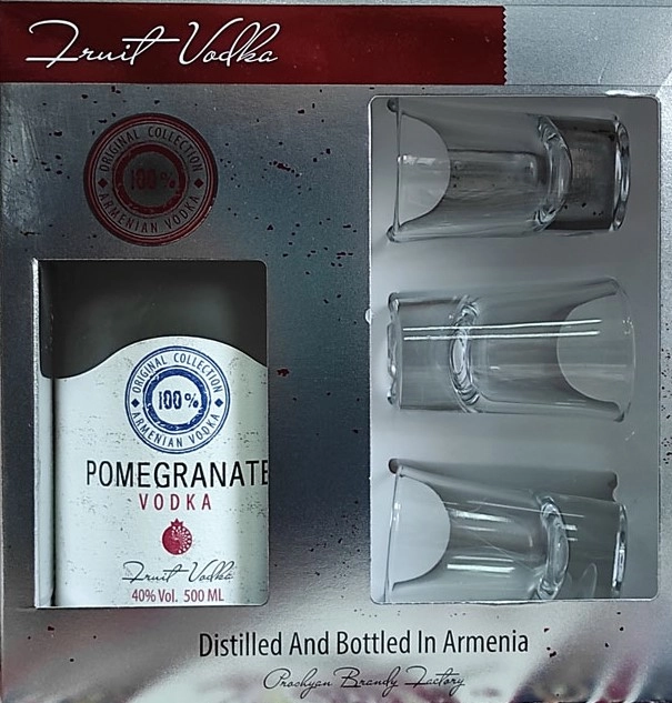 Водка   Hent  Pomegranate  Хент  Гранатовая в п/у   500 мл