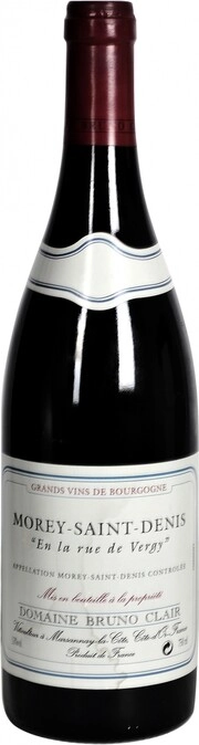 Вино Domaine Bruno Clair  En la rue de Vergy Rouge Morey-Saint-Denis AOC   2018 750 мл