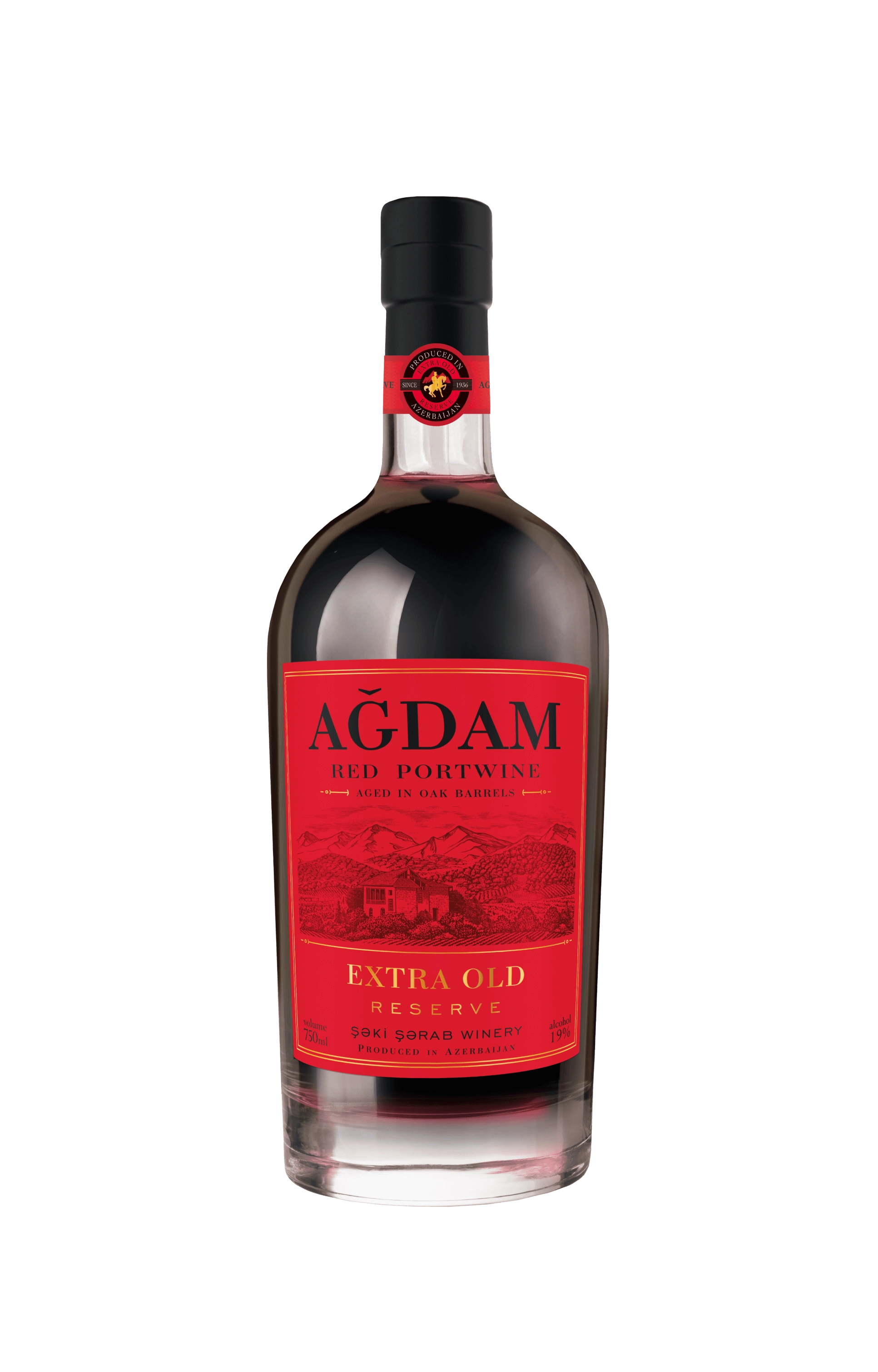 Портвейн Абрау Дюрсо Агдам Резерв красный сладкий  750 мл  19%