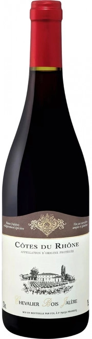 Вино FDL  Chevalier Bois Jalere Cotes du Rhone AOP Rouge   2019  750 мл