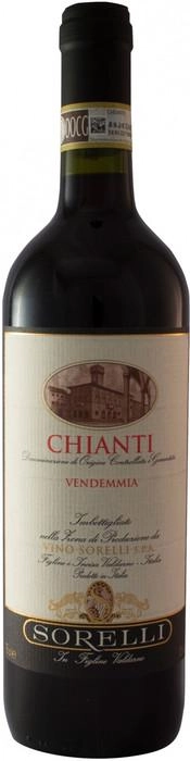 Вино  Vino Sorelli Chianti DOCG red  2017 1000 мл