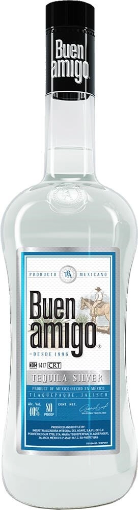 Текила Buen Amigo Silver  1000 мл  40%