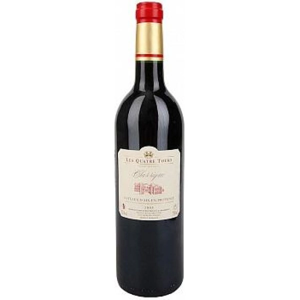 Вино Les Quatre Tours Classique AOC Aix en Provance Ле Катр Тур Классик АОС Экс-ан-Прованс  красное 2015 750 мл