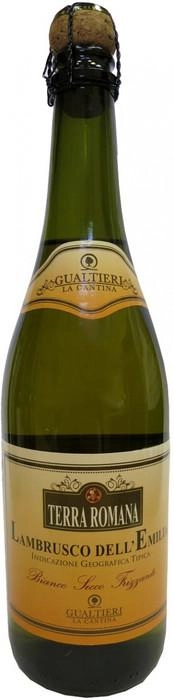 Игристое вино "Terra Romana" Bianco Secco  Lambrusco dell'Emillia  750 мл