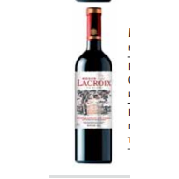 Вино Maison de Lacroix Red Sec Мейсон де Лакруа Красное Сухое 750 мл