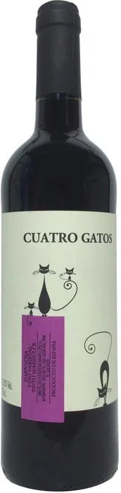 Вино Cuatro Gatos Garnacha Куатро Гатос Гарнача Полусладкое 750 мл