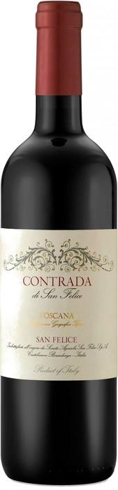 Вино  Contrada di San Felice Rosso Контрада  Россо 2019 750 мл