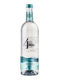 Вода питьевая "4 воды " артезианская газированная первой категории 750 мл
