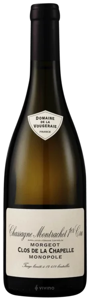Вино  Domaine de la Vougeraie Chassagne-Montrachet 1er Cru Morgeot Clos De La Chapelle Monopole Blanc   2023 750 мл 12,5%