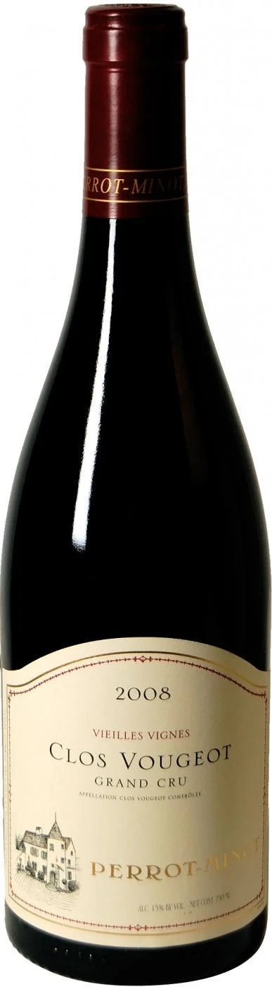 Вино Domaine Perrot-Minot  Clos Vougeot Grand Cru Vieilles Vignes AOC Домен Перро-Мино  Кло Вужо Гран Крю Вьей Винь АОС 2008  750 мл