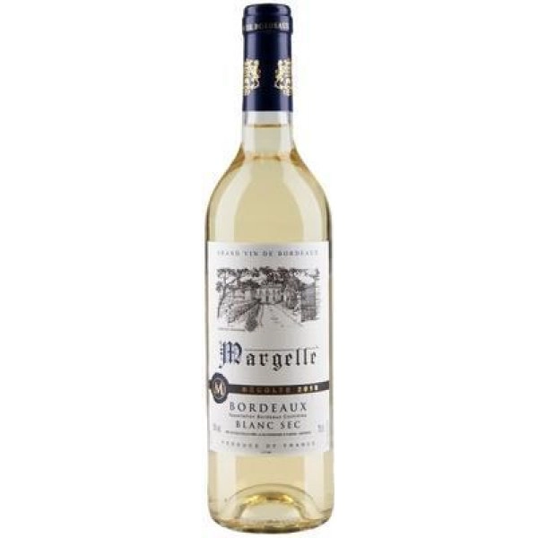 Вино  Margelle Bordeaux  Blanc  Sec  2015 750 мл