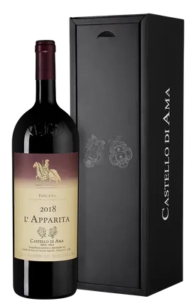 Вино Castello di Ama l'Apparita IGT  gift box  2020 750 мл 14,5%