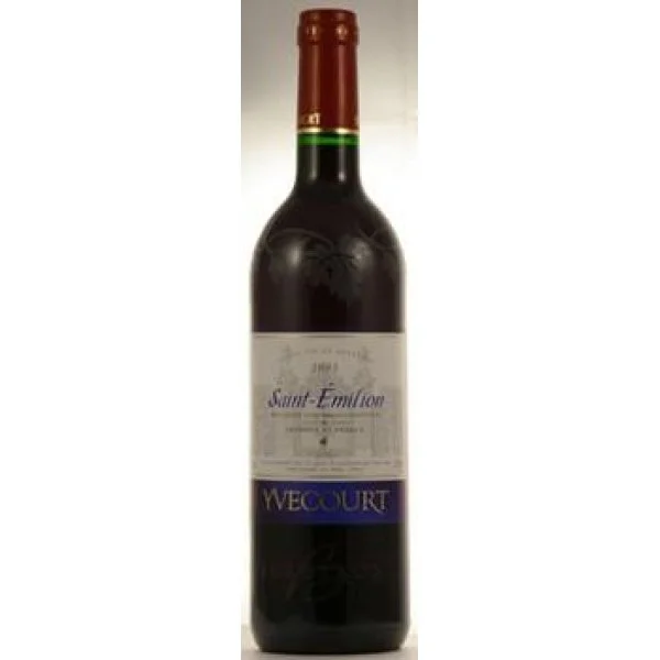 Вино Yvecourt Saint-Emilion, Ивкур Сэнт-Эмильон кр.сух. 0.75 12.5% (6)