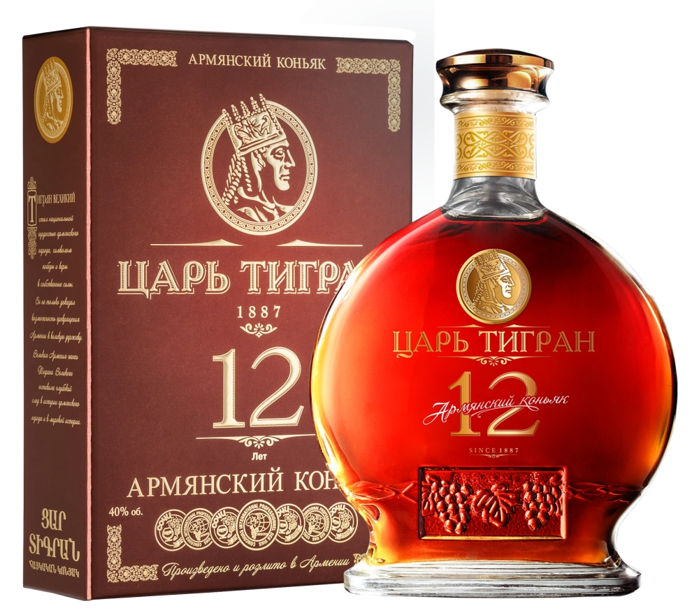 Коньяк Cognac Tsar Tigran 12YO Gift Box  700 мл