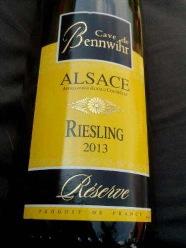 Вино La Cave de Bennwihr Riesling Tradition  Эльзас Кав де Бенвир Рислинг Традисьон  2018  750 мл