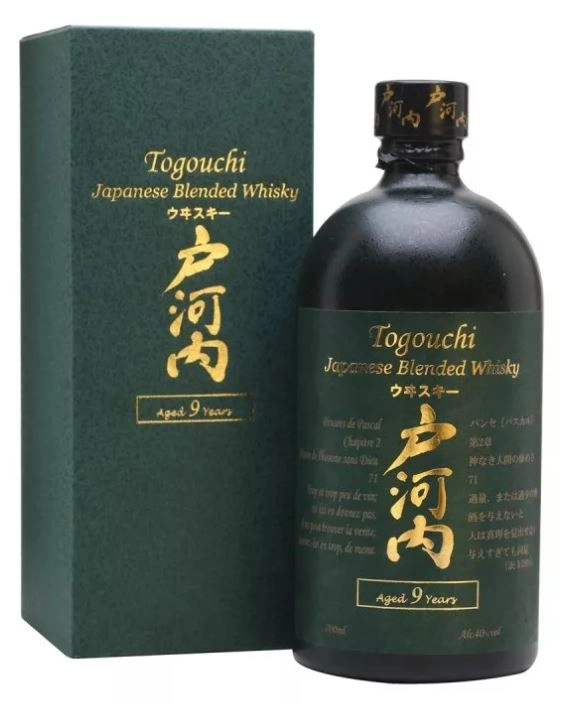Виски Togouchi 9 years old gift box  700 мл