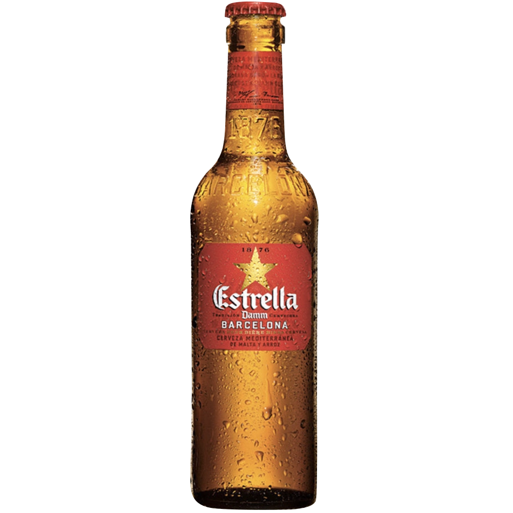 Пиво Estrella Damm Эстрелла Дамм стекло 330 мл