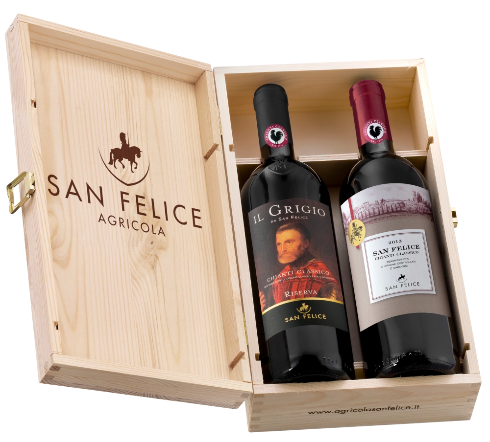 Набор вин Agricola San Felice Набор Вигорело и Кьянти иль Гриджио от Сан Феличе (2 бут. вина), 0.75 л