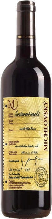 Вино Vinselekt Michlovsky Svatovavrinecke kabinet  Винселект Михловский Святовавржинецкое кабинет  750 мл  13 %