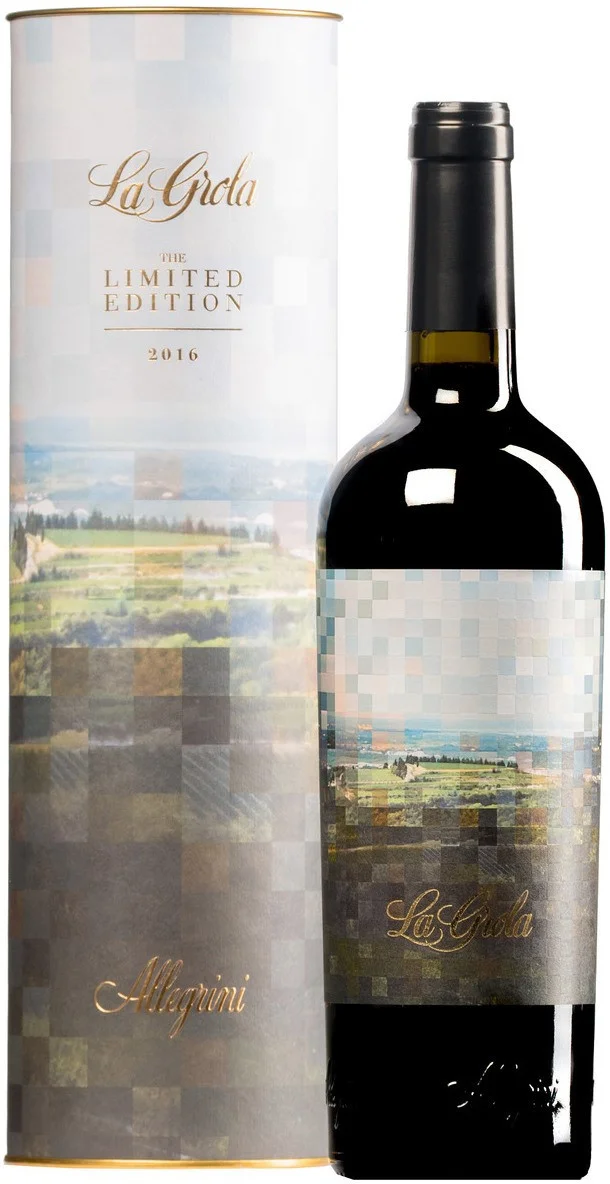 Вино Allegrini La Grola Limited Edition Hiroyuki Masuyama 24 hours Veronese in tube Аллегрини Ла Грола Ограниченная серия Хироюки Масуяма 24 часа  в тубе 2016 750 мл