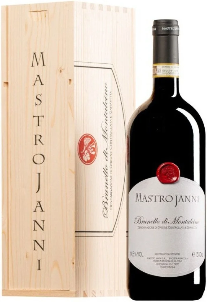 Вино Mastrojanni Brunello di Montalcino DOCG wooden box  2020  1,5 л