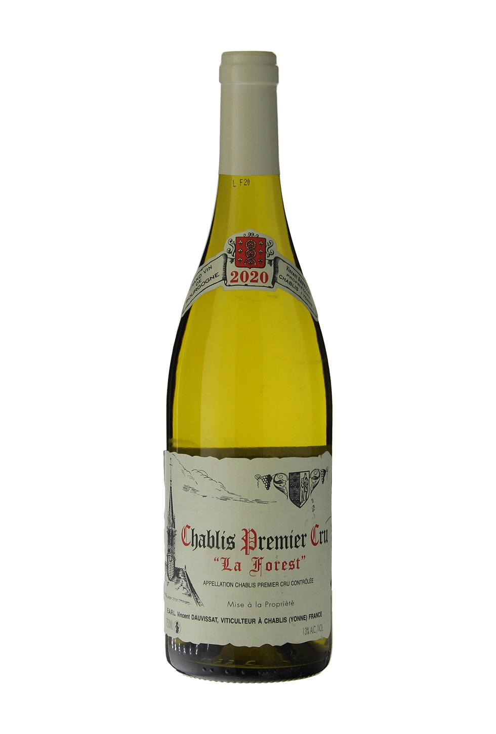 Вино  Vincent Dauvissat La Forest Chablis Premier Cru AOC   2020 750 мл 13%