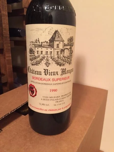 Вино Château Vieux Mougnac Bordeaux Superieur AOC  2008 750 мл