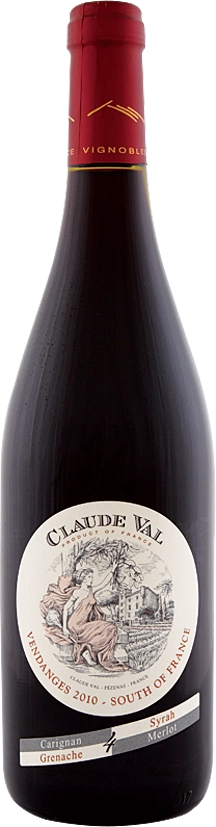 Вино  Paul Mas  Claude Val IGP Languedoc Roussillon Red  750 мл