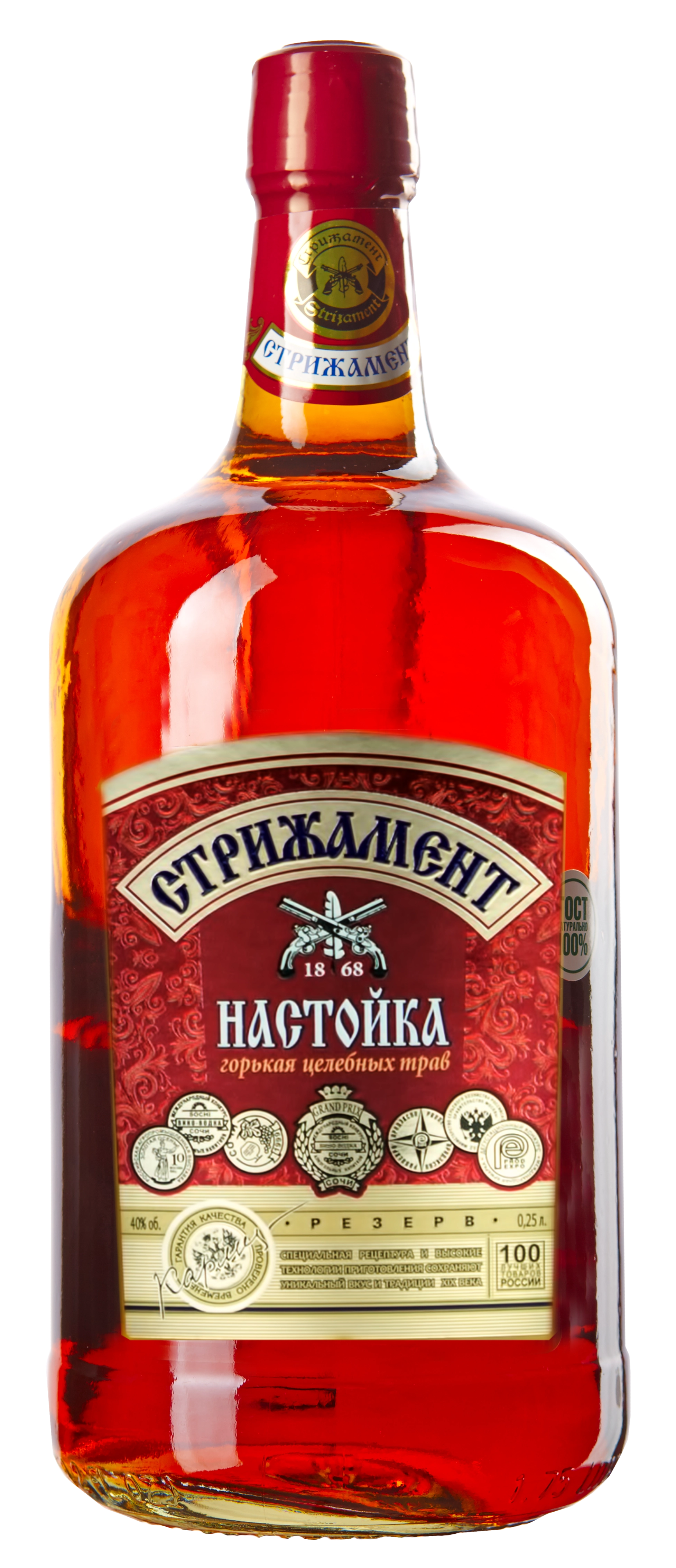 Настойка горькая Стрижамент  1750 мл