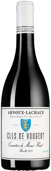 Вино Domaine Arnoux-Lachaux Clos de Vougeot Grand Cru AOC 2015 750 мл 12,5%