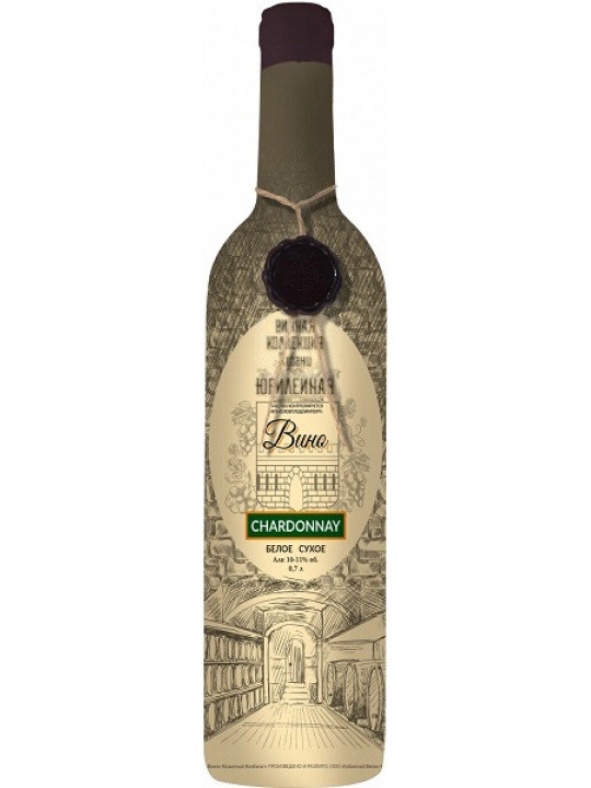 Вино Винная Коллекция Кубани Юбилейная Шардоне  700 мл