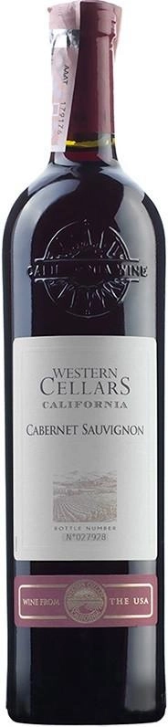 Вино Les Grands Chais de France Western Cellars  Cabernet Sauvignon   Вестерн Селларс Каберне Совиньон 2021 750 мл