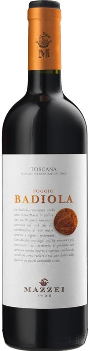 Вино  Mazzei  Fonterutoli Poggio Badiola   2018 750 мл