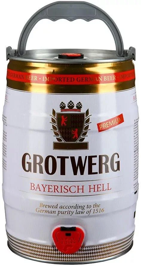 Пиво  Grotwerg Bayerisch Hell  Гротверг Байриш Хел  5000 мл