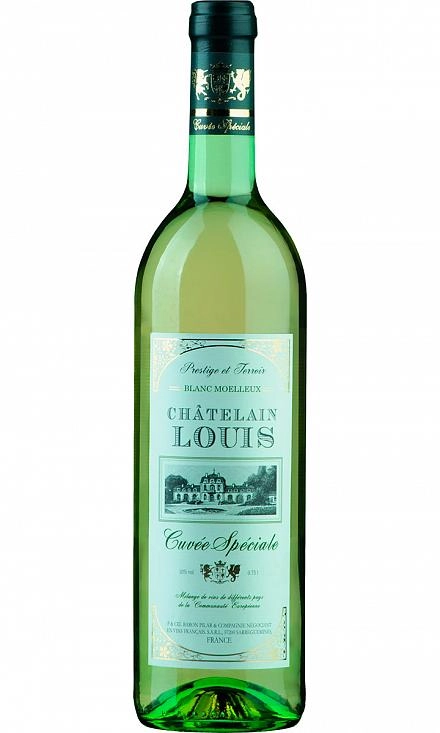Вино Cuvée Spéciale Châtelain Louis blanc moelleux  Châtelain Louis  white 750 мл